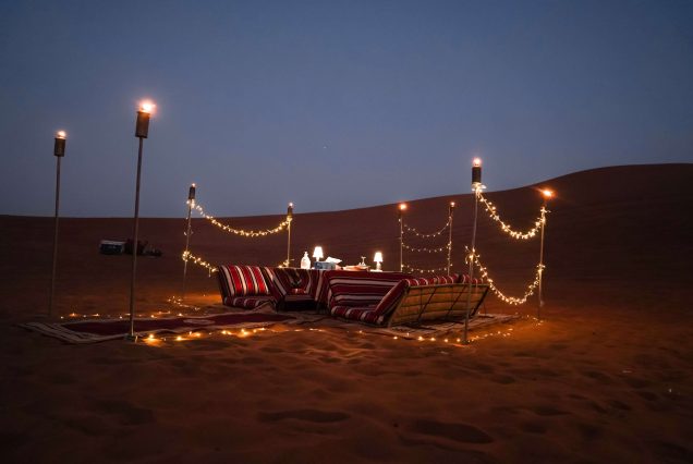 Bedouin Private Dinner Setups
